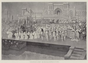 Constantinopel in Londen, de spectaculaire voorstelling in Olympia